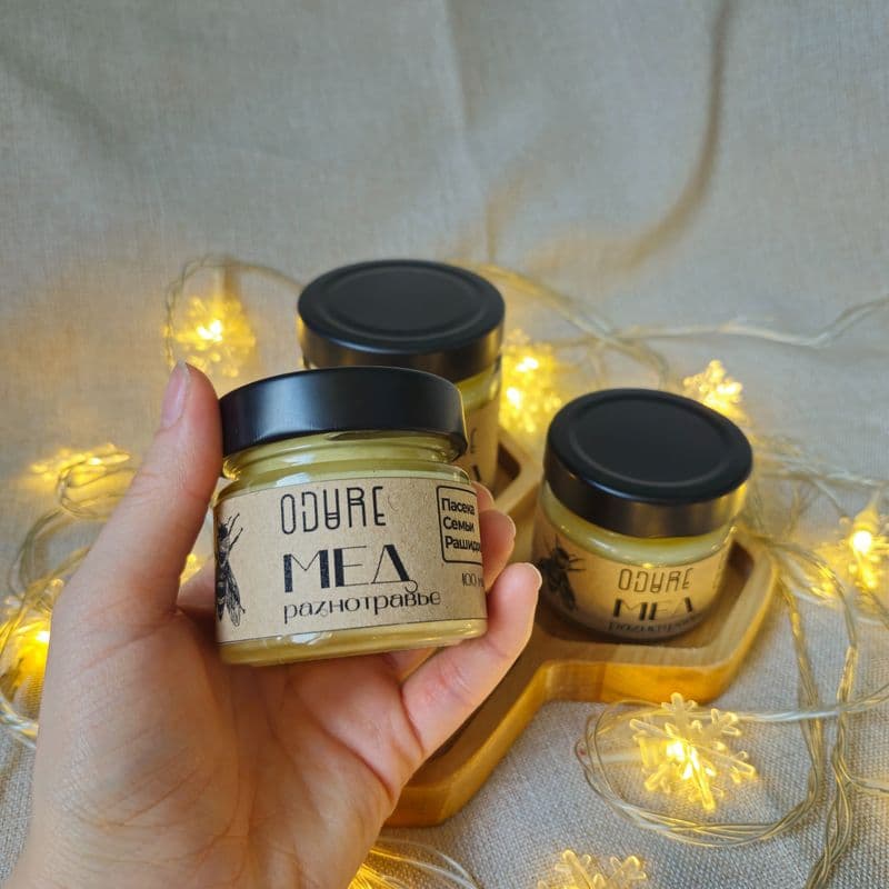 Мед с пасеки (100 мл)